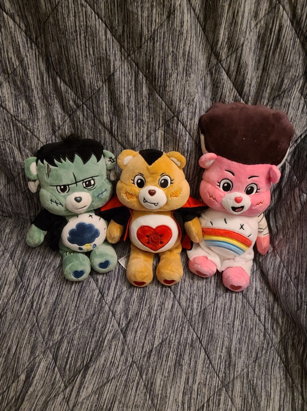 Universal Monsters Care Bears Plush Trio
